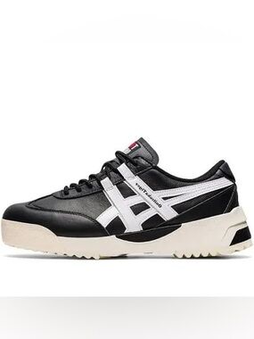 Onitsuka Tiger by Asics Black and White Low-Top Sneaker delegation